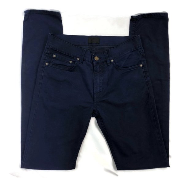 Acne Studios Ace Ups Navy Skinny Jeans - Picture 3 of 7